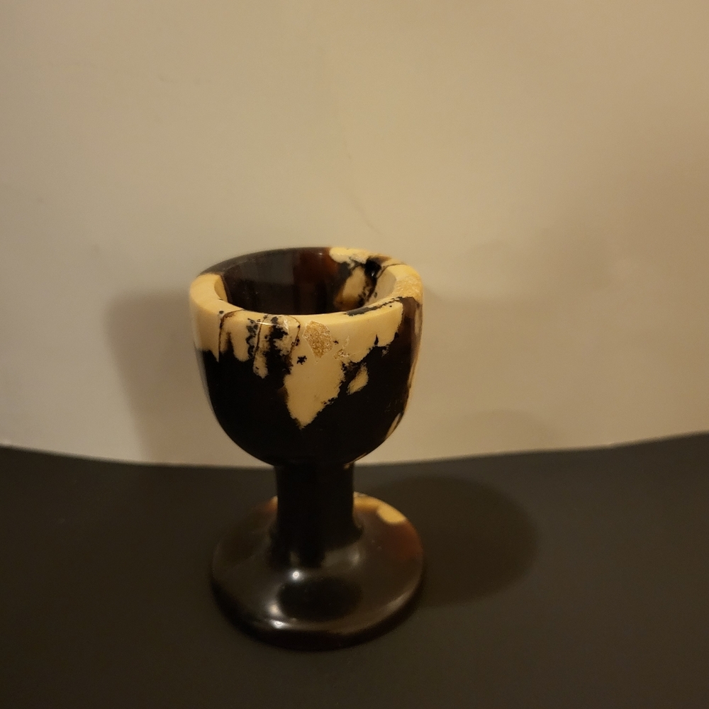 Decorative Polished Amber Chalice